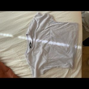 shein white crop top